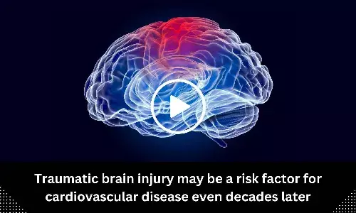 Traumatic brain injury may be a risk factor for cardiovascular disease even decades later
