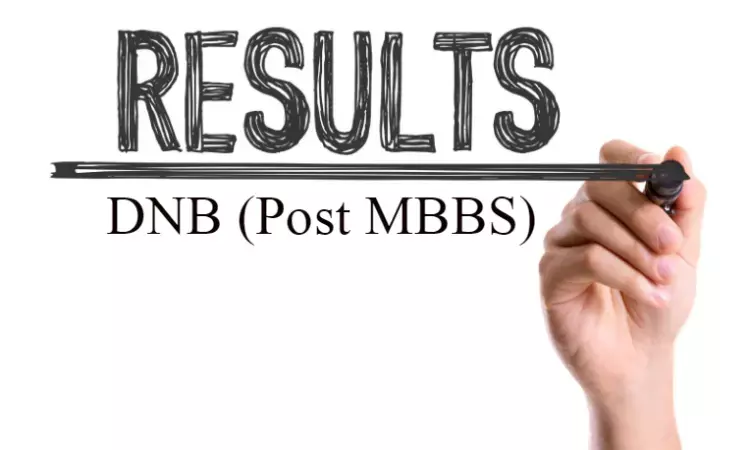 NBE Announces Round 2 Counselling Results For Sponsored DNB Post MBBS Admissions, Details
