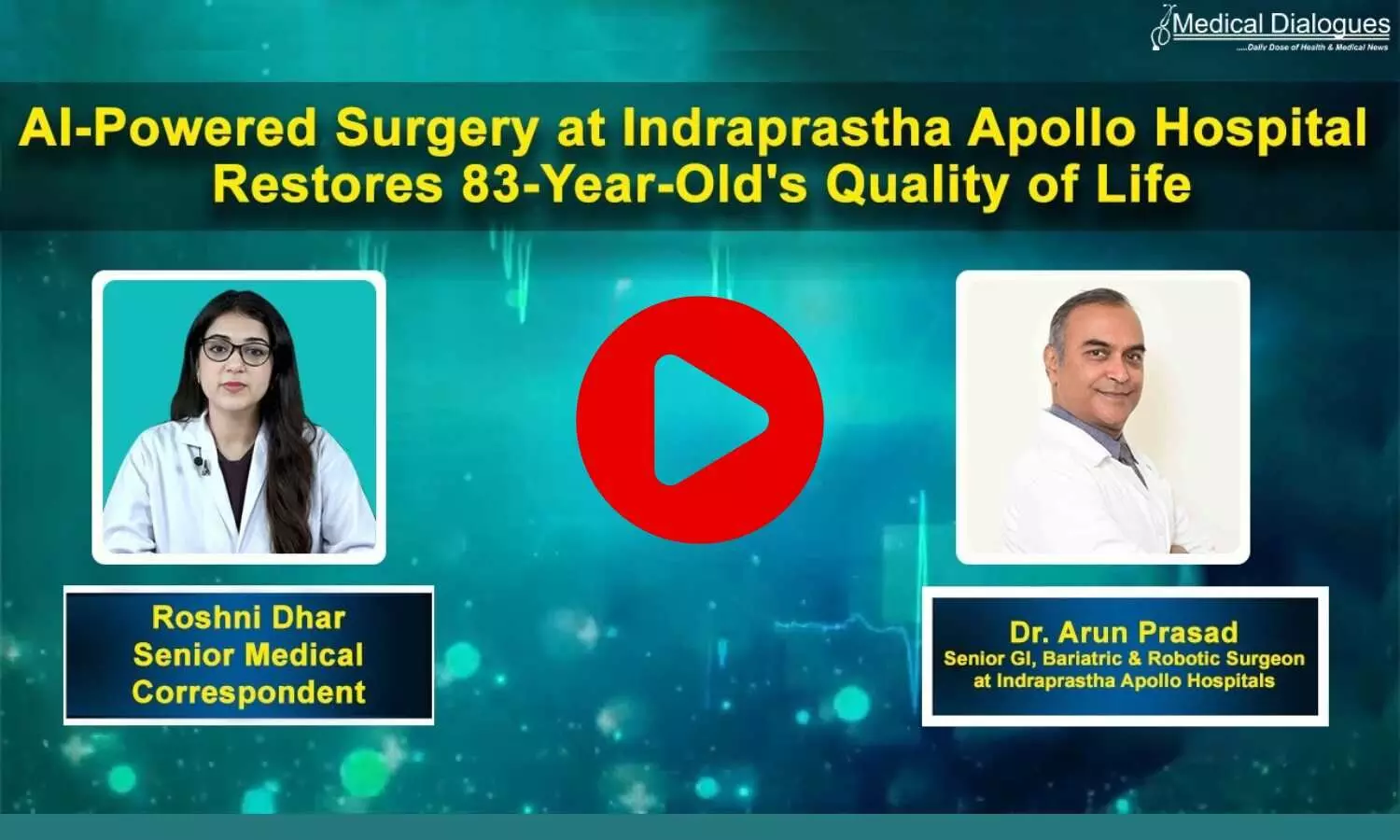 AI-powered surgery at Indraprastha Apollo Hospital restores 83-year-olds quality of life