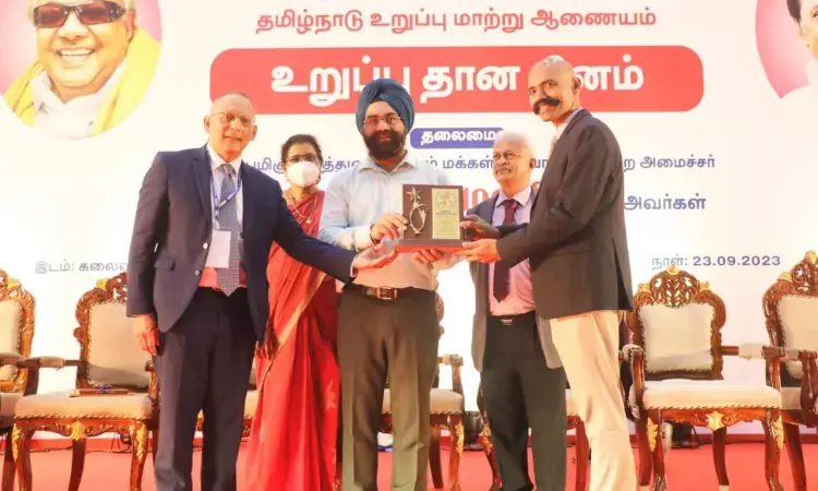 Kauvery Hospitals Heart and Lung Transplant Team Honored by Tamil Nadu State Transplant Authority