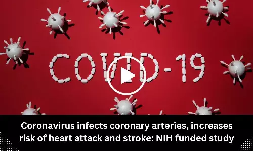 Coronavirus infects coronary arteries, increases risk of heart attack and stroke: NIH funded study