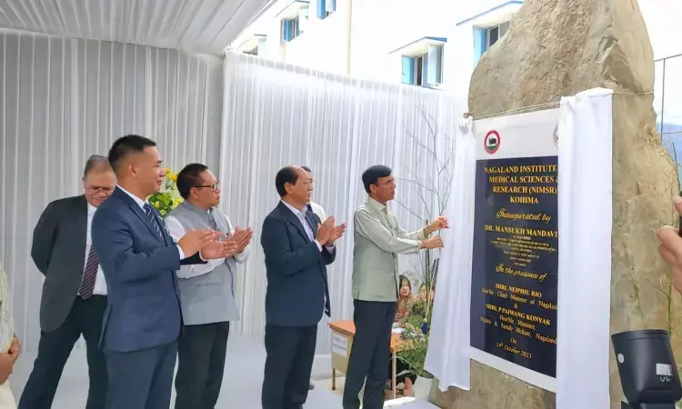 Health Minister Mansukh Mandaviya inaugurates Nagaland Institute of Medical Sciences and Research