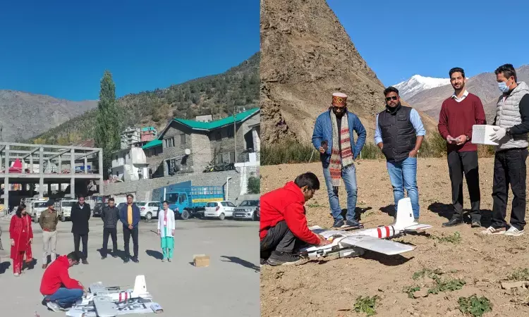 ICMR explores drone use for medical supply transport in Himachal Pradesh