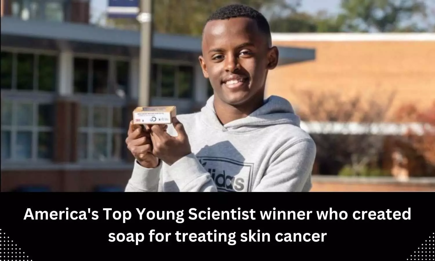 Heman Bekele who created soap for skin cancer wins Americas Top Young Scientist award