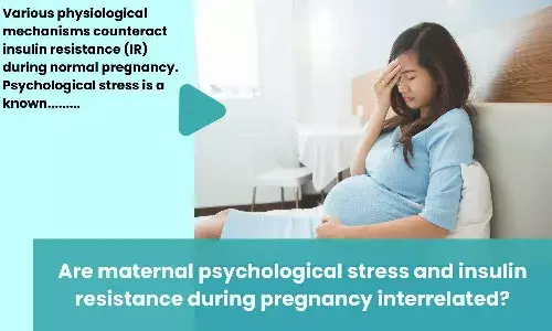 Journal Club-Are maternal psychological stress and insulin resistance during pregnancy interrelated?