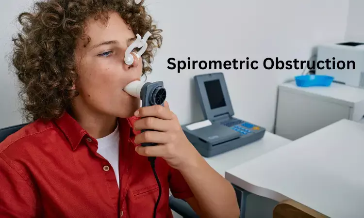 Obstructive spirometric pattern mainly associated with respiratory mortality