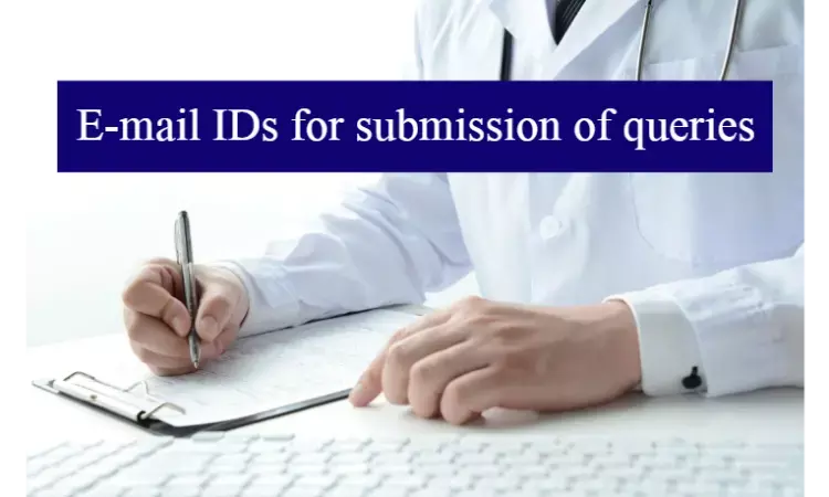 NMC Notifies on E-mail IDs for addressing queries on AEBAS, HMIS, CCTV cameras mandate for Medical colleges