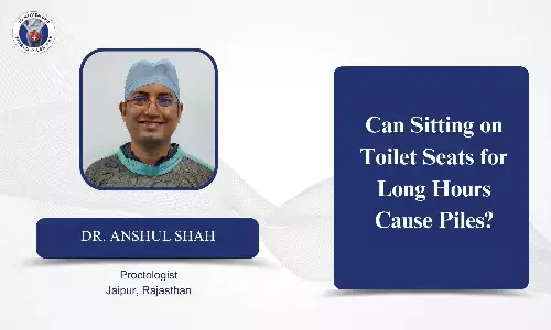 Can sitting on toilet seats for long hours cause Piles? - Dr Anshul Shah