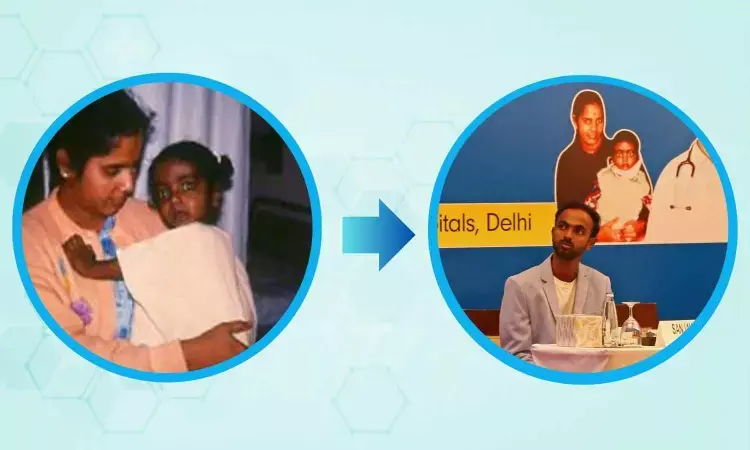 25 years ago, he was the recipient of Indias first pediatric liver transplant- Today, he is a healthy doctor