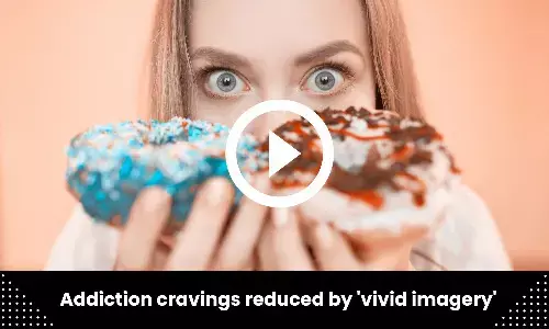 Addiction cravings reduced by vivid imagery