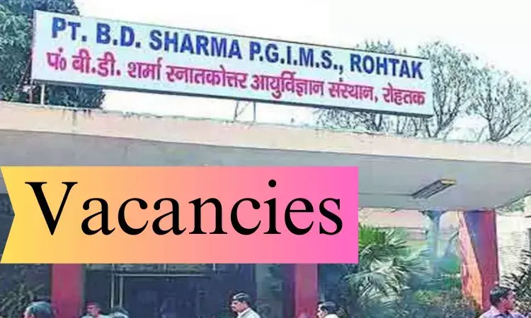 153 Post For Senior, Junior House Surgeons At PGIMS Rohtak: Apply Now