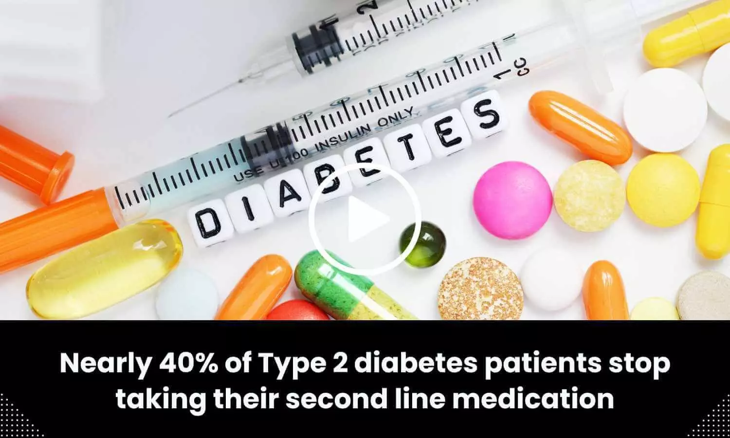 Nearly 40% of Type 2 diabetes patients stop taking their second line medication