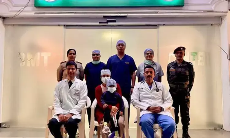 Army Hospital in Delhi successfully conducts life-saving Bone Marrow Transplant in a child