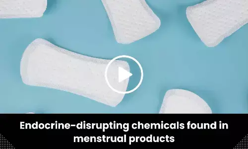 Endocrine-disrupting chemicals found in menstrual products