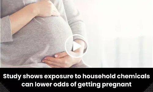 Study shows exposure to household chemicals can lower odds of getting pregnant