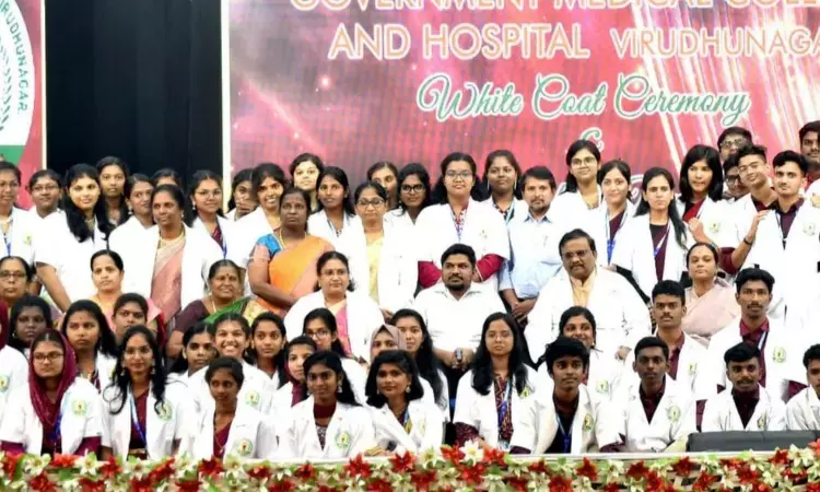 White Coat Ceremony held at at Virudhunagar government medical college