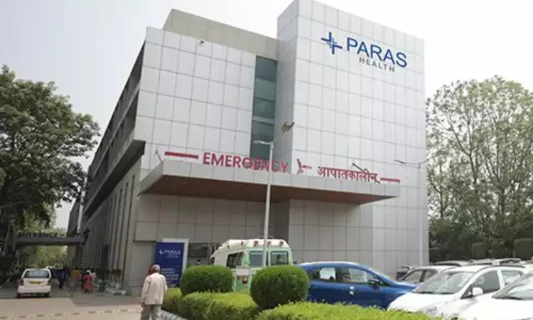 1-month-old baby with congenital LV apical aneurysm treated at Paras Hospitals Gurugram