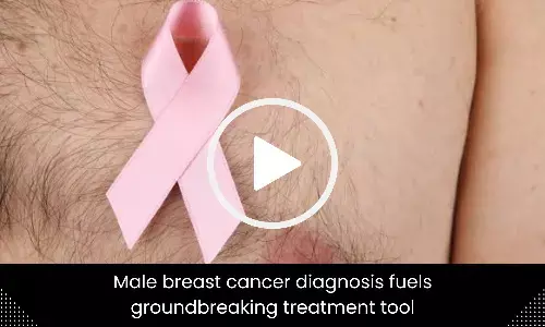 Male breast cancer diagnosis fuels groundbreaking treatment tool