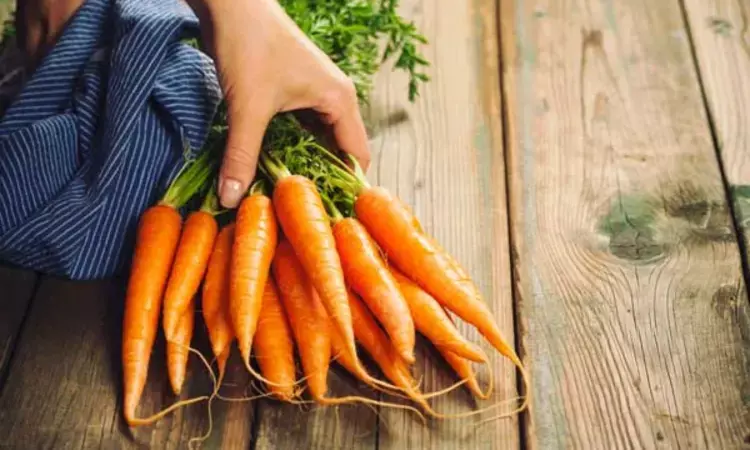 Carrot intake reduces cancer risk by 10 to 20 per cent, meta-analysis reveals