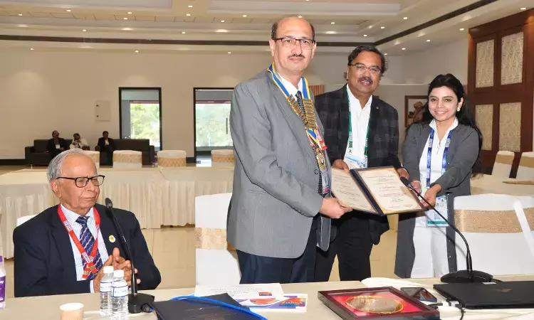 MGM Medical College Associate professor, Dr Kaushik Bhattacharya conferred with Certificate of Excellence, Outstanding ASI member of the year 2023