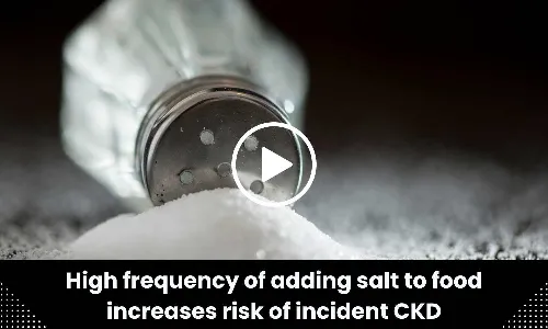 The addition of salt causes increased risk of chronic kidney disease