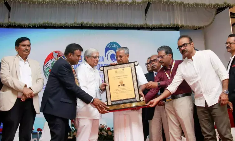 Amrita Hospital Dr Prem Nair honoured with Tharang Golden Honour for Global Excellence by IMA