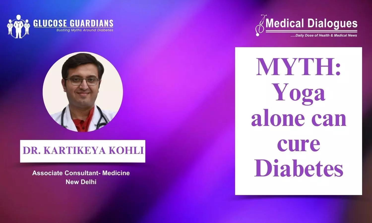 What is HbA1c test for diabetes diagnosis & can yoga alone cure diabetes? - Dr Kartikeya Kohli