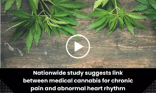 Nationwide study suggests link between medical cannabis for chronic pain and abnormal heart rhythm