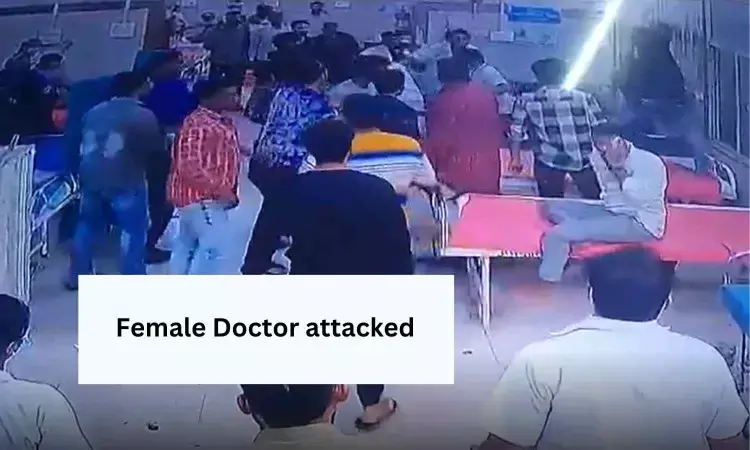 Female resident doctor brutally attacked with iron rod at Maha Hospital, suffers head injury