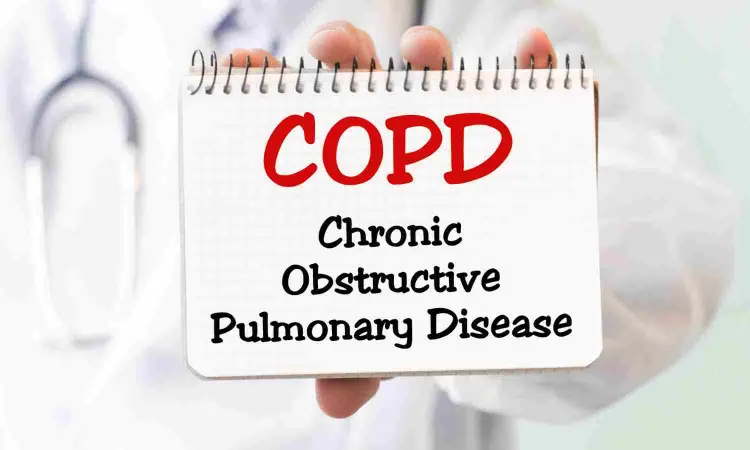 What is effect of low-dose cadmium on airway epithelial cells in COPD patients?