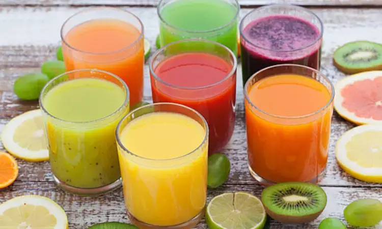 Consumption of 100 per cent fruit juice can lead to weight gain in children and adults: JAMA