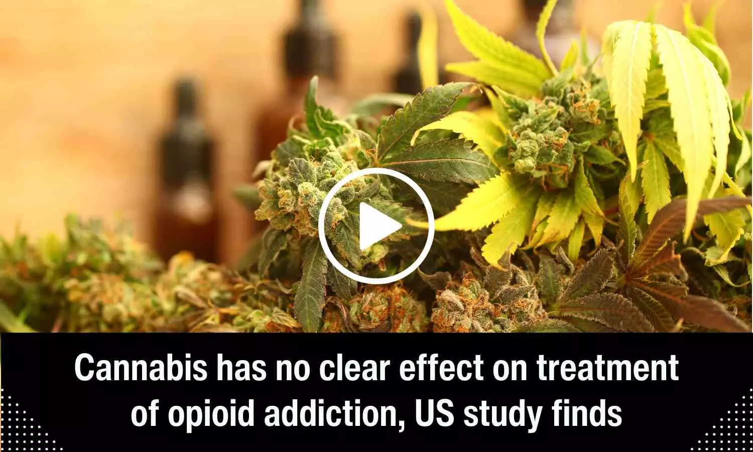Cannabis has no clear effect on treatment of opioid addiction, US study finds
