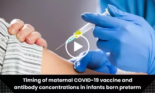 Maternal COVID-19 vaccine timing and antibody concentrations in infants born preterm