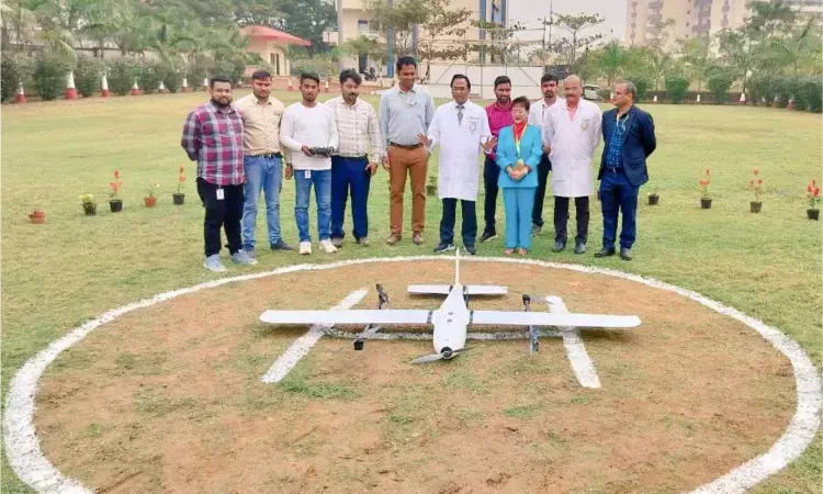 AIIMS Bhubaneswar conducts successful trial of drone supplying blood travelling 120 km in 1.10 hours