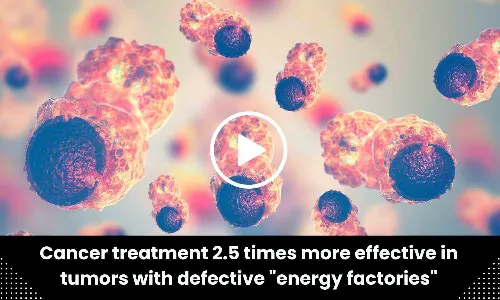 Cancer treatment 2.5 times more effective in tumors with defective energy factories