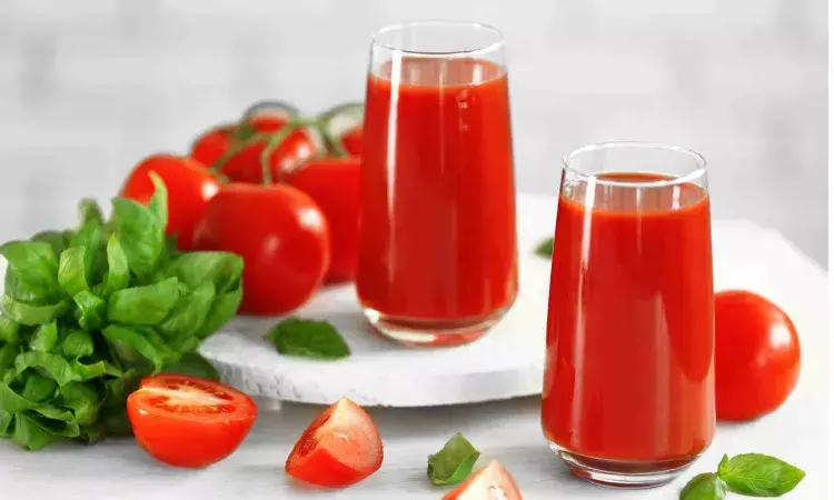 Tomato juice consumption can help eliminate typhoidal Salmonella and improve digestive health: Study