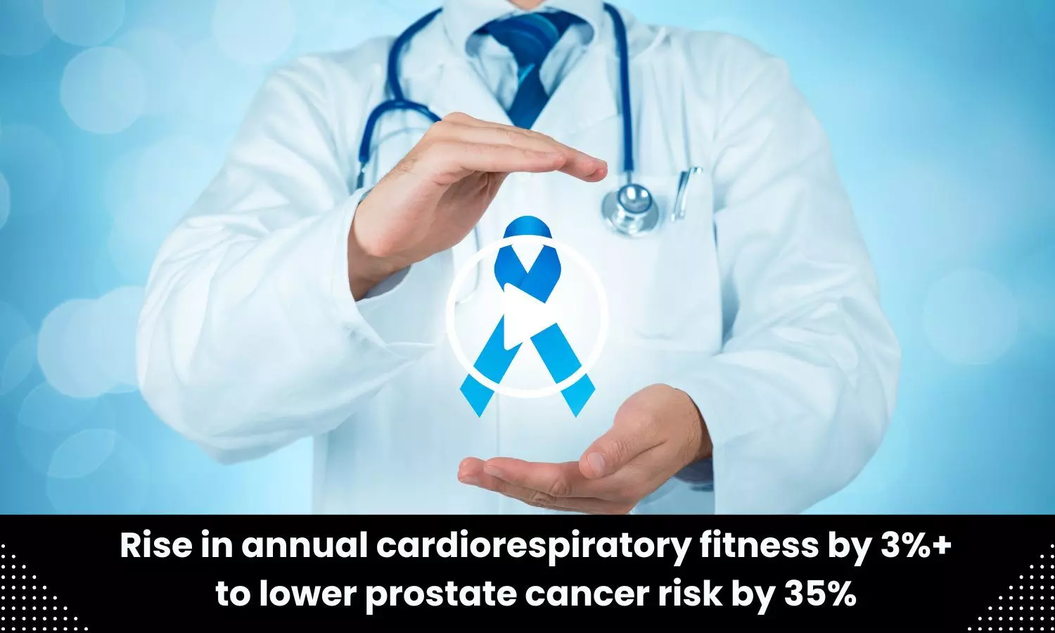 Rise in annual cardiorespiratory fitness by 3%+ to lower prostate cancer risk by 35%