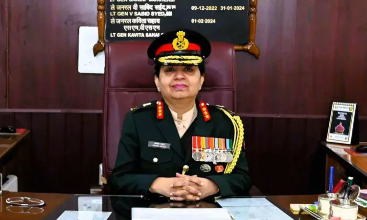 Lt General Kavita Sahai becomes first woman commandant of Army Medical College