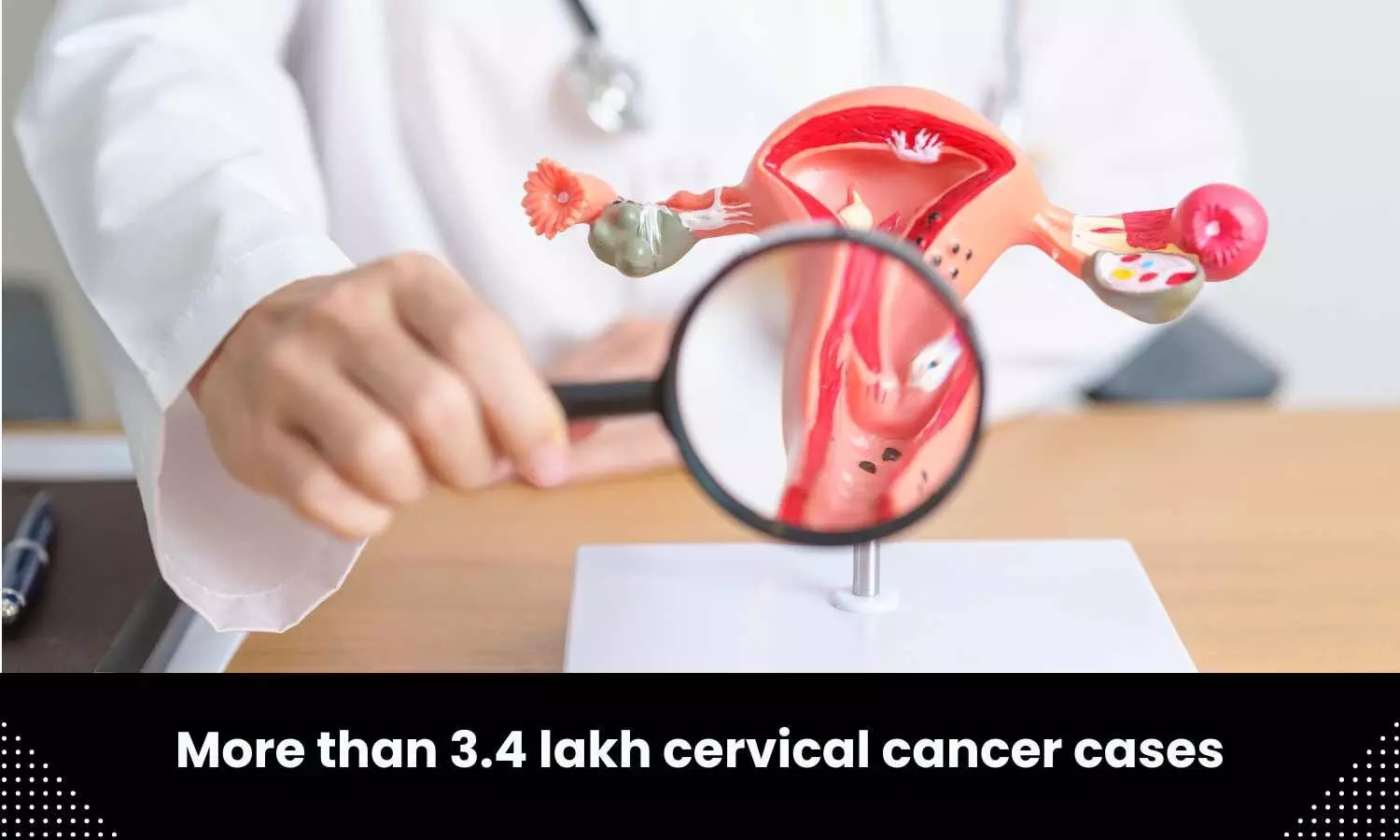 More than 3.4 lakh cervical cancer cases in India in 2023