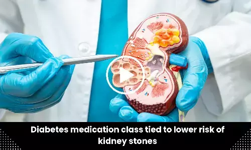 Diabetes medication class tied to lower risk of kidney stones