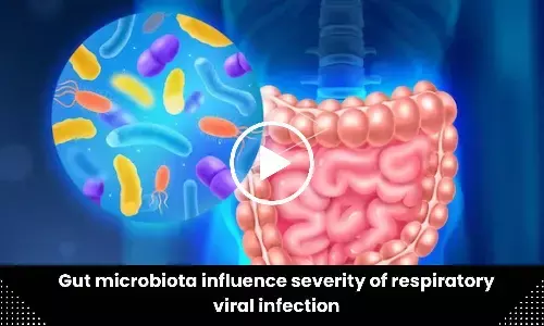 Gut microbiota influence severity of respiratory viral infection