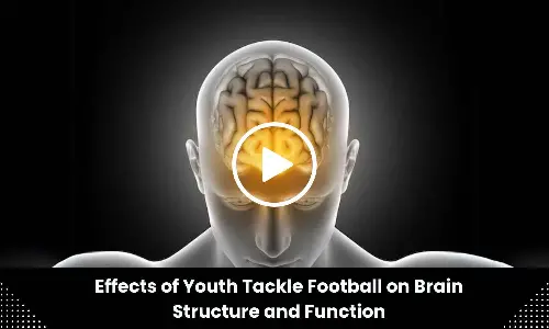Effects of youth tackle football on brain structure and function