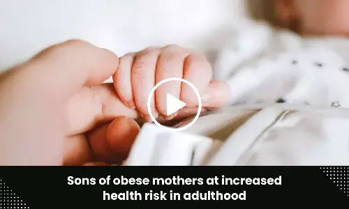 Sons of obese mothers at increased health risk in adulthood