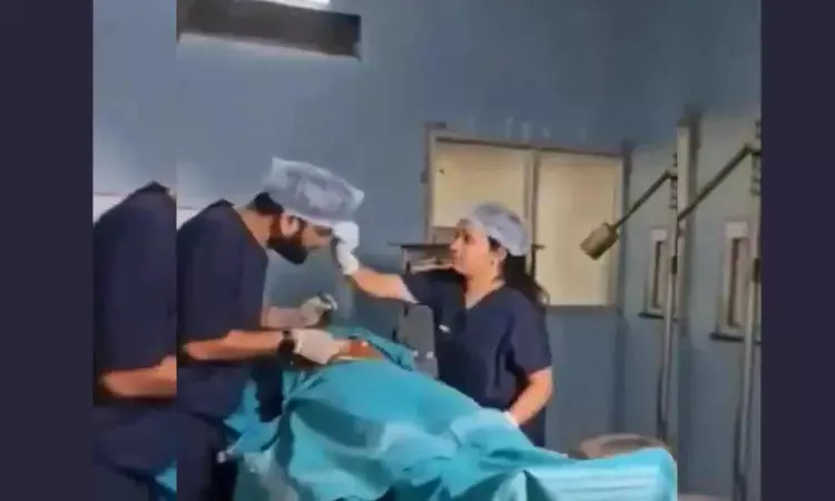 OOPS : Doctor holds medical procedure-based pre-wedding shoot inside govt hospital OT, dismissed