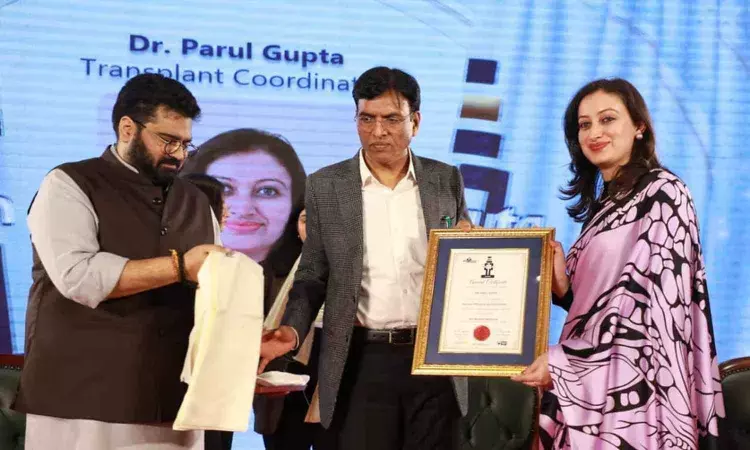 PGIs Dr Parul Gupta bags Sushruta Award 2024 for contributions in organ donation