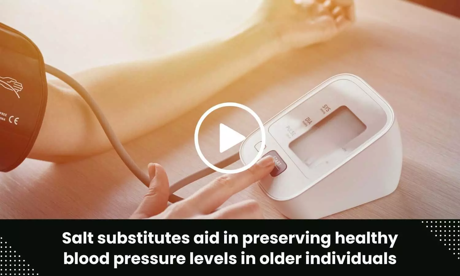 Salt substitutes aid in preserving healthy blood pressure levels in older individuals