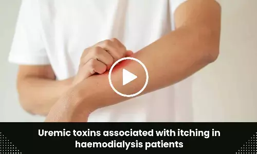 Uremic toxins associated with itching in hemodialysis patients