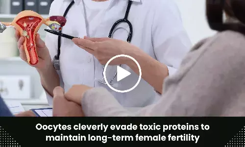 Oocytes cleverly evade toxic proteins to maintain long-term female fertility