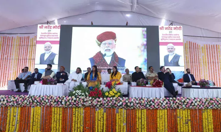 PM Modi lays foundation stone of 500-bed hospital and medical college in Nandurbar