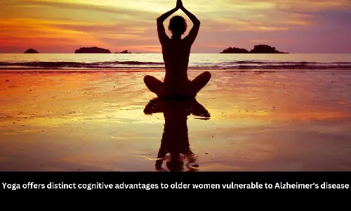 Yoga offers distinct cognitive advantages to older women vulnerable to Alzheimers disease